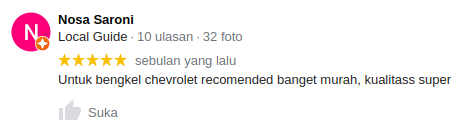 review testimoni positif bengkel mobil jogja